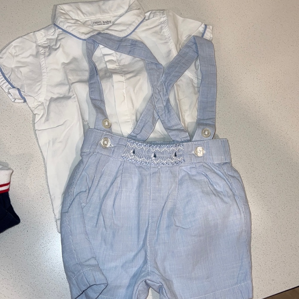 Baby smock outfit from next uk